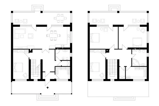 Création d'un plan de maison individuelle par un bureau d'étude à Roquebrune-Cap-Martin, Menton, B.E.T. PETILLOT