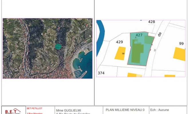 Réalisation de millième de copropriété à Menton , Menton, B.E.T. PETILLOT